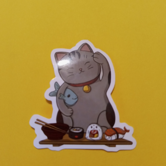 Bundle of 6 Cat Stickers - Picture 3 of 8